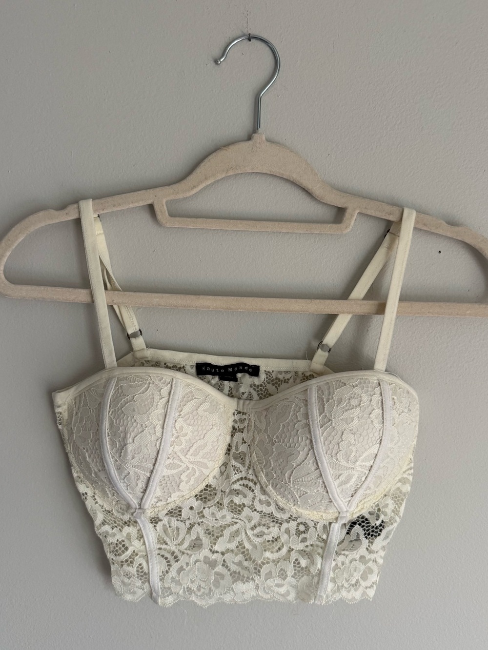 Lace crop top